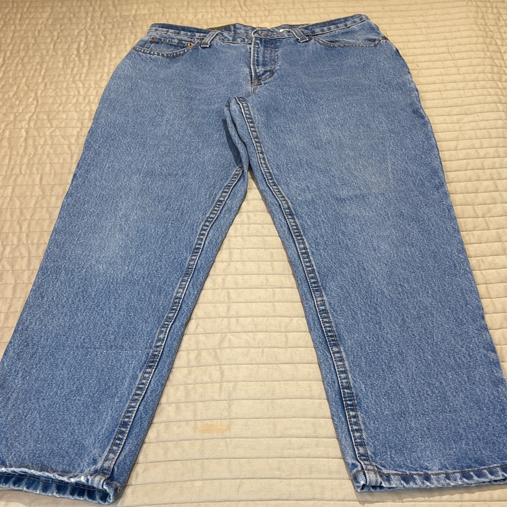 Jordache VINTAGE WOMENS SIZE 13/14 Blue Denim Jeans